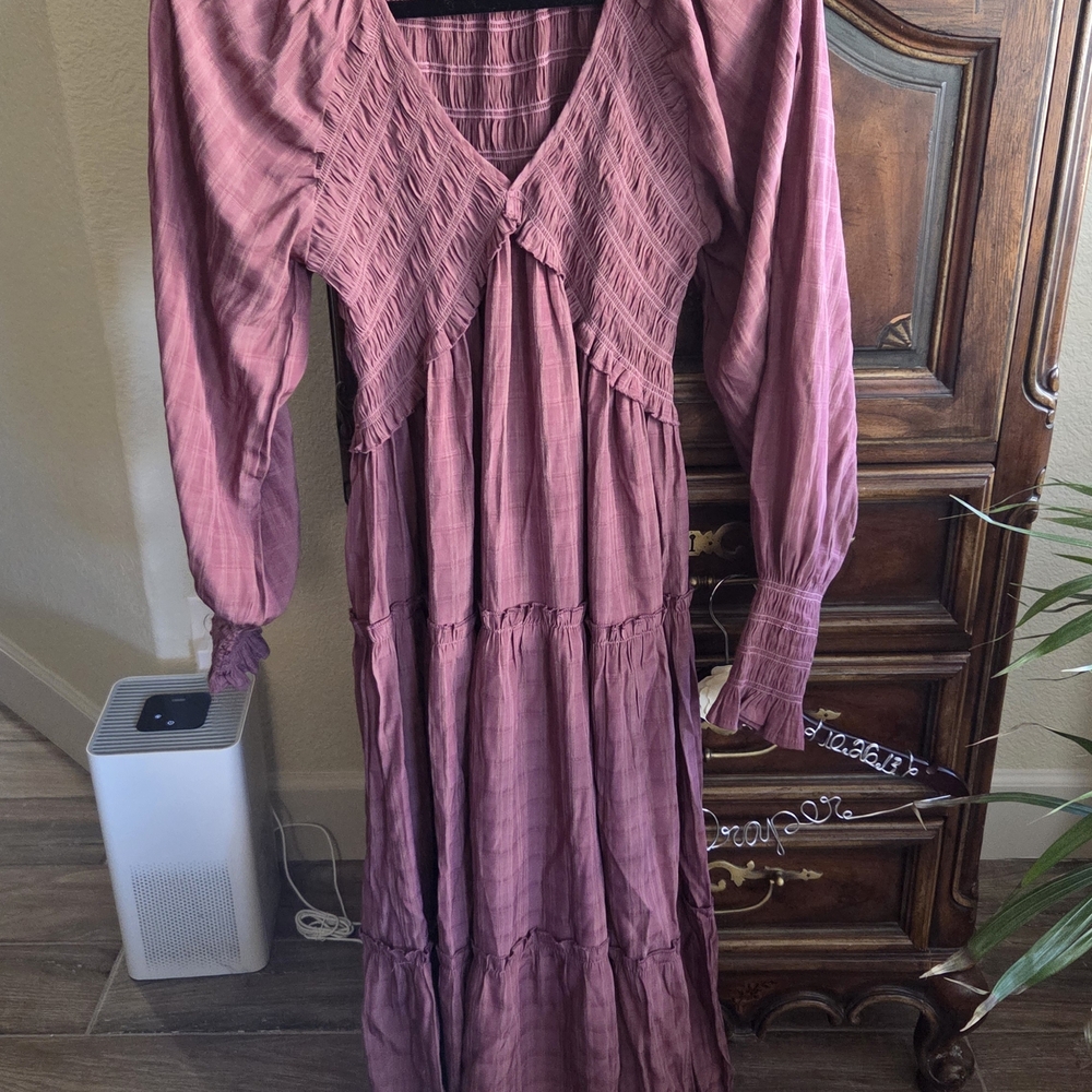 Chic Plum Maxi Dress